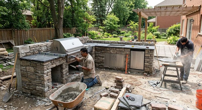 Outdoor Kitchen Installation in Napa, CA